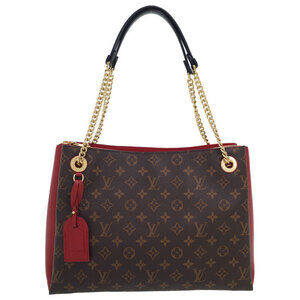 Louis Vuitton Monogram Leather Brown Surenne Chain Shoulder Bag